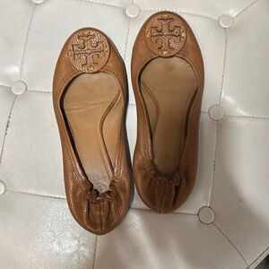 Tory Burch tan flats size 9